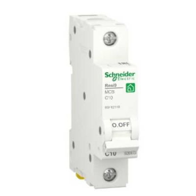 Автоматичний вимикач Schneider RESI9 10А, 1P, крива С, 6кА www.bd.in.ua Безпечний Дім