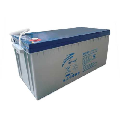 Акумулятор Ritar EV12-200 12V 200Ah www.bd.in.ua Безпечний Дім