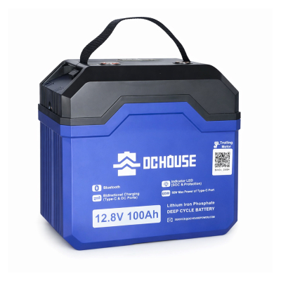 Акумулятор DC HOUSE LiFePO4 12.8V 100Ah Bluetooth Portable (ECO-LFP1210004) www.bd.in.ua Безпечний Дім