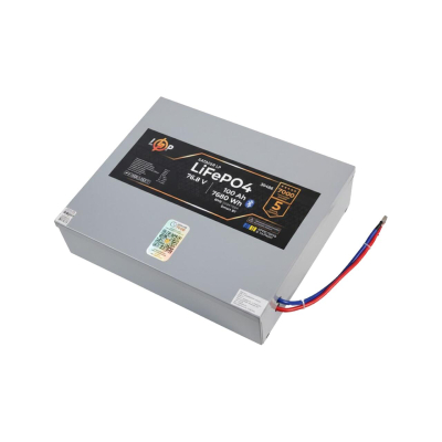 Акумулятор LogicPower LiFePO4 76,8V - 100 Ah (7680Wh) (BMS 200A/100А) метал Smart BT heating www.bd.in.ua Безпечний Дім