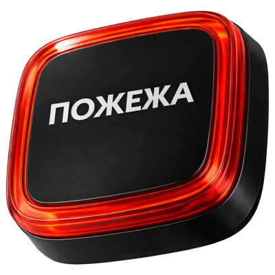 Пожежний сповіщувач Ajax EN54 FireProtect (VAD) black “ПОЖЕЖА“ www.bd.in.ua Безпечний Дім
