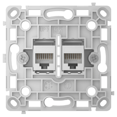 Розетка мережева Ajax OutletCore (LAN) vertical white www.bd.in.ua Безпечний Дім