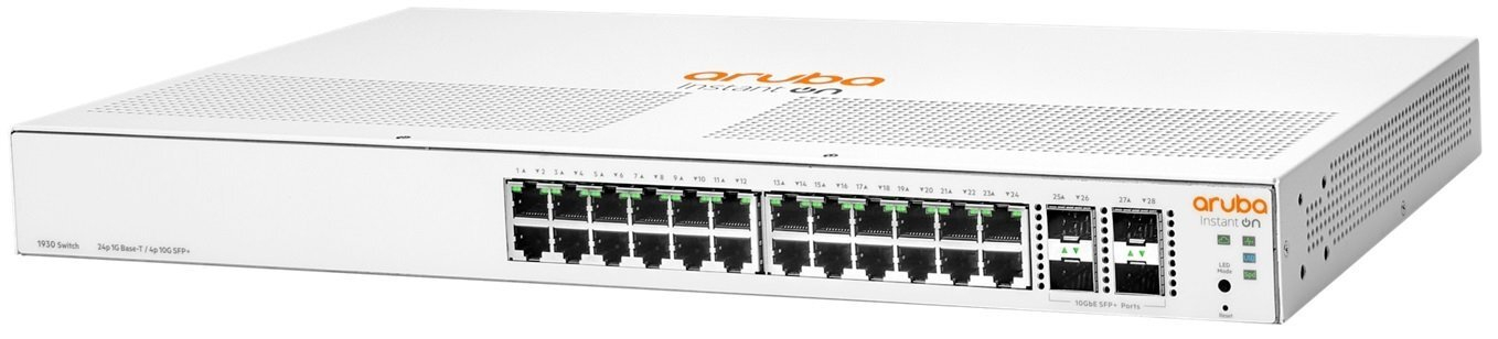 Некерований комутатор HP Aruba IOn 1930 24G White (JL682A) www.bd.in.ua Безпечний Дім