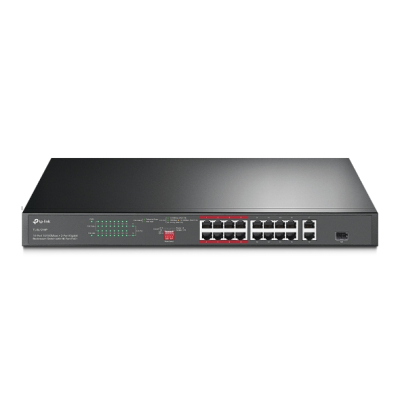 POE комутатор TP-Link TL-SL1218P Black www.bd.in.ua Безпечний Дім