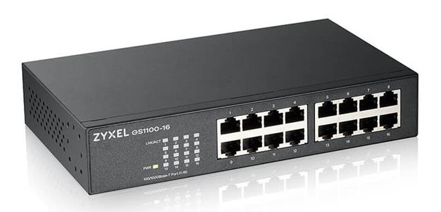 Некерований комутатор Zyxel GS1100-16-EU0103F www.bd.in.ua Безпечний Дім