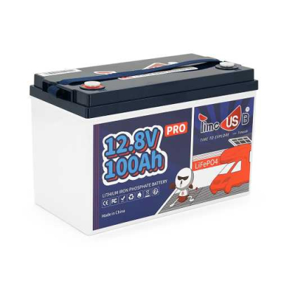 Акумуляторна батарея TimeUsb LiFePO4 12.8V 100Ah Pro 1280Wh, BMS 100A www.bd.in.ua Безпечний Дім