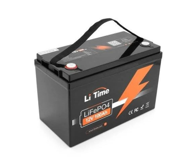 Акумулятор Li-Time LiFePO4 12.8V 100Аh 1280Wh METAL CASE www.bd.in.ua Безпечний Дім