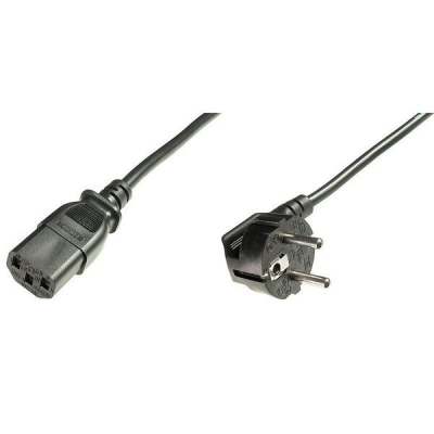 Кабель живлення Digitus Schuko 90 - C13 M/F 2.5 м Black (AK-440100-025-S) www.bd.in.ua Безпечний Дім