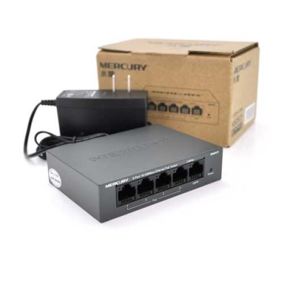 POE комутатор Mercury MS05CP www.bd.in.ua Безпечний Дім
