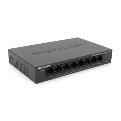 POE комутатор Mercury MS08CP (БЖ в комплекті) www.bd.in.ua Безпечний Дім