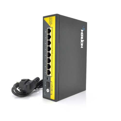 POE комутатор Merlion BT-D6108FE (8 POE 10 / 100 + 1Single Fiber Tx1310nm 20km вбудований блок живлення 52V 2.3A) www.bd.in.ua Безпечний Дім