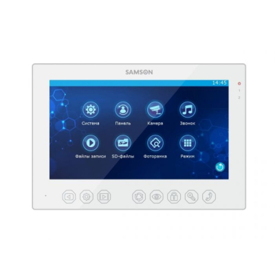 Відеодомофон Samson SM-7FHD-A White www.bd.in.ua Безпечний Дім