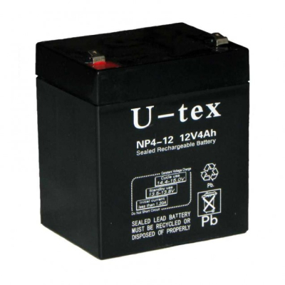 Акумулятор U-TEX 12В / 4,5 Ah www.bd.in.ua Безпечний Дім