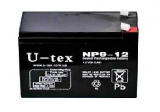 Акумулятор U-TEX 12В / 9 Ah www.bd.in.ua Безпечний Дім