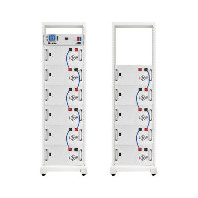Акумулятор LogicPower LiFePO4 Battery HVM 563,2V 150Ah (84480 Wh) BMS 125А AB Lrack white www.bd.in.ua Безпечний Дім