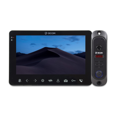 Комплект домофону BCOM BD-780 Black Kit: відеодомофон 7