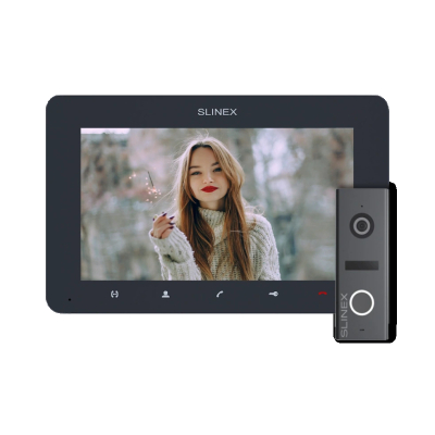 Комплект домофону Slinex SM-07 Graphite + ML-17HD Graphite www.bd.in.ua Безпечний Дім