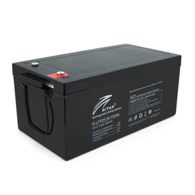 Акумуляторна батарея Ritar LiFePO4 25,6V 150Ah BMS100A@8S www.bd.in.ua Безпечний Дім