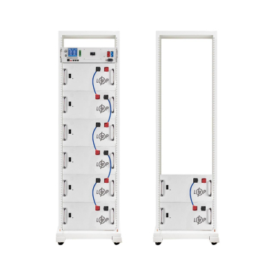Акумулятор LogicPower LiFePO4 Battery HVM 409,6V 230Ah (94208 Wh) BMS 125А AB Lrack white www.bd.in.ua Безпечний Дім