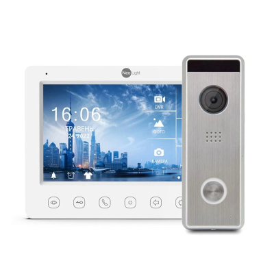 Комплект домофону Neolight KAPPA+ HD White + Tantos Triniti HD www.bd.in.ua Безпечний Дім