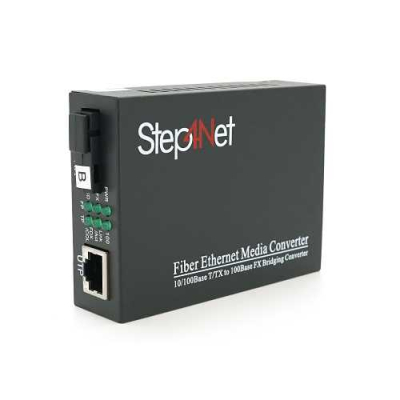 Медіаконвертер Step4Net MC-R-0,1-1SM-1310nm, 1550 WDM + блок живлення www.bd.in.ua Безпечний Дім