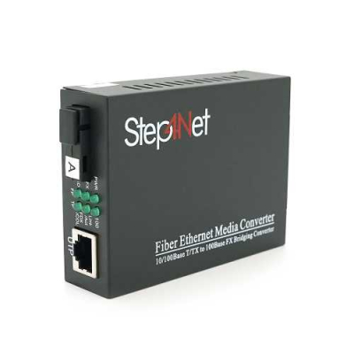 Медіаконвертер Step4Net MC-R-0,1-1SM-1310nm, 1310 WDM + блок живлення www.bd.in.ua Безпечний Дім
