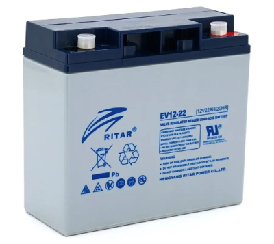 Акумуляторна батарея Ritar EV12-22 12V 22Ah, L5 www.bd.in.ua Безпечний Дім