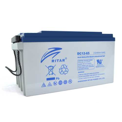 Акумуляторна батарея Ritar AGM DC12-65 12V 65Ah, Gray Case www.bd.in.ua Безпечний Дім