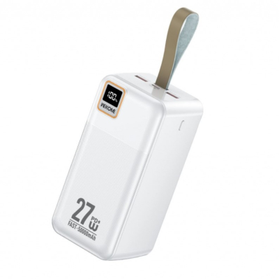 Повербанк Wekome WP-97 white (50000mah / 27W) www.bd.in.ua Безпечний Дім