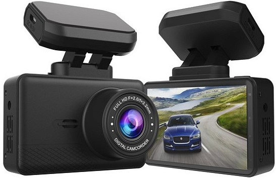 Відеореєстратор автомобільний Globex GE-205W Black www.bd.in.ua Безпечний Дім