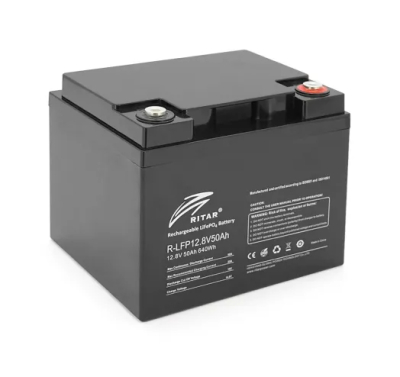 Акумуляторна батарея Ritar 12,8V 50Ah 640Wh BMS25@4S (198х166х169 мм), 6.5kg Q2 www.bd.in.ua Безпечний Дім