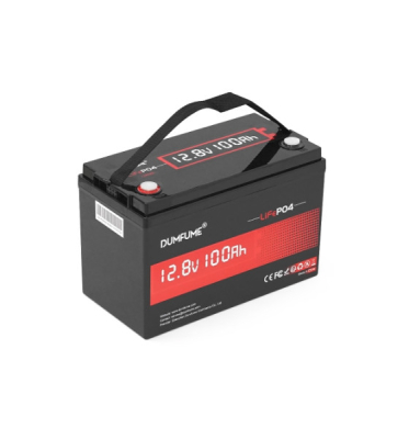 Акумуляторна батарея Dumfume LiFePO4 12,8V 100Ah 1280Wh, in10A / out20A, ( 150 x 95 x 85) , 10kg Q1 www.bd.in.ua Безпечний Дім