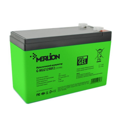 Акумуляторна батарея Merlion 12V 9,0 Ah (G-MLG1290F2) www.bd.in.ua Безпечний Дім