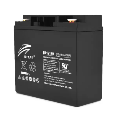 Акумуляторна батарея Ritar RT12180BM5, Black Case, 12V 18.0Ah (181х77х167) Q2 www.bd.in.ua Безпечний Дім