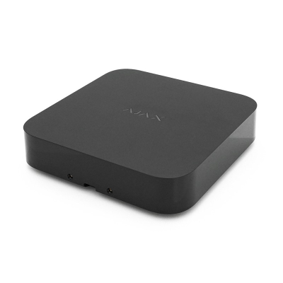 IP відеореєстратор Ajax NVR (8ch) black, роздільна здатність до 4К, підтримка ONVIF / RTSP, декодування H.265 / H.264, ємність до 16Тб www.bd.in.ua Безпечний Дім