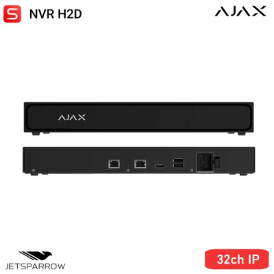 IP відеореєстратор Ajax Superior NVR H2DAI2GAC (32-ch) black www.bd.in.ua Безпечний Дім