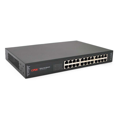 Комутатор ONV H3024 у металевому корпусі, 24*1000Мб портів,330х204х44 мм www.bd.in.ua Безпечний Дім