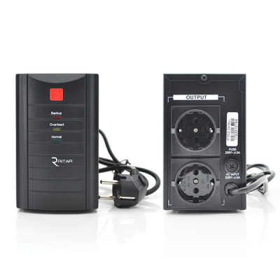 Джерело безперебійного живлення Ritar RTM525 (315W) Standby-L, LED, 1st, 2xSCHUKO socket, 1x12V4.5Ah, metal Case ( 260 х 85 х 140) Q4 www.bd.in.ua Безпечний Дім