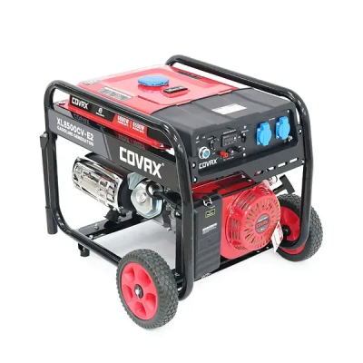 Бензиновий генератор Covax XL8500CV-E2, 6.0kW, однофазний 220V, 50Hz, DC12V, 15HP, Electric Starter, tank 25L, 690x535x555mm www.bd.in.ua Безпечний Дім