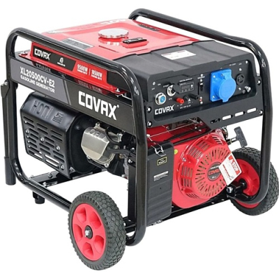 Бензиновий генератор Covax XL20500CV-E2, 9.5kW, однофазний 220V, 50Hz, DC12V, 21HP, Electric Starter, tank 25L, 710x535x555mm www.bd.in.ua Безпечний Дім