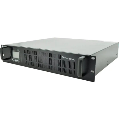 Джерело безперебійного живлення Ritar ONLINE RT-1KS-LCD, RACK 1000VA (900Вт), 24В, Вбудована батарея 12V 7,5Ah х 2шт (482*440*87) www.bd.in.ua Безпечний Дім