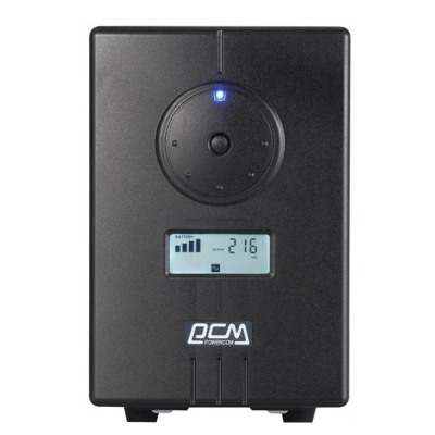 Джерело безперебійного живлення Powercom INF-500 300 Вт, 2 х EURO (Schuko), AVR, USB www.bd.in.ua Безпечний Дім