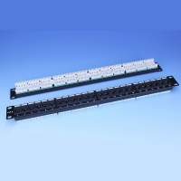 Патч панель EPNew 19 дюймів 24xRJ-45 UTP, кат. 6, dual type (6PLH-240BK) www.bd.in.ua Безпечний Дім