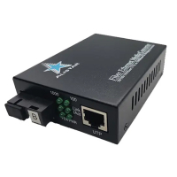 Медіаконвертер Alistar 10/100/1000BASE -T 1000BASE-LX 1SM WDM SC 20KM TX1550/RX1310nm (X5G) www.bd.in.ua Безпечний Дім