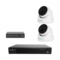 Комплект відеоспостереження Green Vision на 2 IP камери 5MP для вулиці/будинку GV-IP-K-W79/02 (Ultra AI) www.bd.in.ua Безпечний Дім