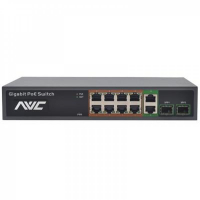 POE комутатор NVC 1008GSR www.bd.in.ua Безпечний Дім