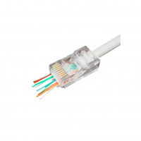 Розєм RJ-45 Green Vision наскрізний RJ45 Cat.5E (100 шт) www.bd.in.ua Безпечний Дім