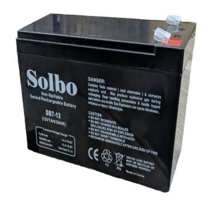 Акумулятор Solbo DB 12V 7 Ah www.bd.in.ua Безпечний Дім