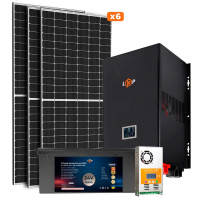 Автономне джерело живлення з сонячною панеллю LogicPower СЕС Преміум 2.5кВт АКБ LiFePO4 140 Ah www.bd.in.ua Безпечний Дім