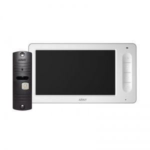 Комплект домофону Arny AVD-7006 white / brown www.bd.in.ua Безпечний Дім
